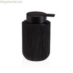 Օճառի դիսպենսեր Versa սև խեժ ABS 8 x 13 x 8 սմ