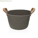 Դեկորատիվ զամբյուղ Versa Grey 22 x 30 x 22 սմ