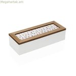 Զարդերի տուփ Versa BLUME MDF փայտե 9 x 6 x 24 սմ