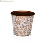 Ծաղկաման Versa Aurea մետաղական մինիմալիստական 13,3 X 11,3 X 13,3 սմ