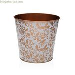 Ծաղկաման Versa Aurea մետաղական մինիմալիստական 17,5 x 16,5 x 17,5 սմ