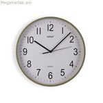 Պատի ժամացույց Versa կանաչ պլաստիկ 30 x 30 x 4 սմ