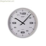 Պատի ժամացույց Versa սպիտակ պլաստիկ 25 x 25 x 4 սմ
