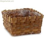 Բույսի ծաղկաման Ibergarden Brown Cane 24 x 13 x 24 սմ