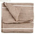 Խոհանոցային սփռոց՝ նվերների դեկոր՝ շագանակագույն, մոխրագույն, 11 x 35 x 11 սմ, 130 x 1 x 160 սմ, 11 x 8 x 34 սմ