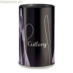 Դանակ-պատառաքաղի քամիչ Kinvara 92331 Սև արծաթագույն մետաղական 1 լ