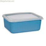 Պահեստավորման տուփ կափարիչով Մուգ կապույտ բամբուկե մելամին եգիպտացորենի օսլա