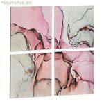 Կտավ՝ նվերների դեկորի համար, կտավ 35 x 7 x 35 սմ մարմարե (4 հատ)