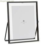 Լուսանկարի շրջանակ՝ նվերների դեկոր, սև մետաղական, ապակե, պլաստիկե, 15 x 20 սմ