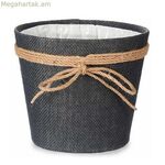 Ibergarden մոխրագույն պլաստիկե ծաղկաման Lasso