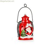 Սուրբ Ծննդյան մոմակալ Krist+ Սպիտակ Սև Կարմիր Կանաչ Ձմեռ պապ 8,3 x 16 x 8,5 սմ