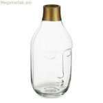 Ծաղկաման՝ նվերների դեկոր՝ թափանցիկ ապակե ճակատով, 11 x 24,5 x 12 սմ