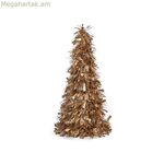 Սուրբ Ծննդյան եղևնի Krist+ Սպիտակ Ոսկեգույն պոլիպրոպիլեն PET Պլաստիկ Մատ փայլաթիթեղ 18 x 18 x 45,5 սմ 27 x 45,5 x 27 սմ