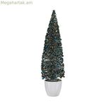 Սուրբ Ծննդյան եղևնի Krist+ Կապույտ Ոսկեգույն Պլաստիկ 10 x 38 x 10 սմ