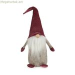 Դեկորատիվ ֆիգուր՝ Գնոմ, Մոխրագույն, Մարուն, Սպիտակ, Փայտ, Ավազագույն 14 x 48 x 17,5 սմ