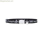 Կատվի վզնոց կարմիր Դինգո ադամանդի տեսքով 20-32 սմ սև