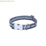 Շան վզնոց՝ կարմիր, Դինգո, ժամանակակից, սառը գույնի, 20-32 սմ, մոխրագույն