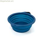 Ծալովի կենդանիների համար նախատեսված աման՝ Gloria կապույտ սիլիկոնե, ալյումինե, 550 մլ