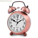 Անալոգային զարթուցիչ՝ ժամանակի նշիչով, ոսկեգույն լույսով, ձայնով 9 x 13,5 x 5,5 սմ (9 x 13,5 x 5,5 սմ)