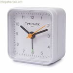 Զարթուցիչ՝ ժամանակի նշիչով, սպիտակ, պլաստիկ