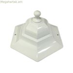 Պահեստամասեր EDM 00951 Փարիզի սպիտակ ալյումինե փոխարինող լապտեր