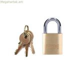 Բանալիով կողպեք EDM 85208, արույր 30 x 17 մմ