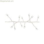 Բազմագույն LED լամպերի պսակ 1,5 մ