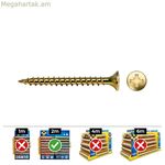 CELO Vlox 500 միավոր պտուտակների տուփ՝ խորասուզված (30 մմ)