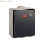 Միակ անջատիչ Solera 3303il IP54 6,5 x 8 x 5,5 սմ