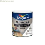 Մակերեսի նախապատրաստում Bruguer 5120576 Ունիվերսալ ակրիլային տպագրություն 250 մլ սպիտակ մատ
