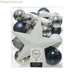 Christmas Baubles Decoris Plastic 33 հատ