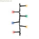 ԼԵԴ լամպերի պսակ Lumineo բազմագույն 11 մ 16 մ