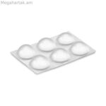 Դռան փակիչ Inofix 16 x 7,9 մմ 6 հատ՝ պաշտպանություն հարվածներից, թափանցիկ PVC