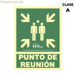 Sign Normaluz Punto de reunión PVC 22,4 x 30 սմ