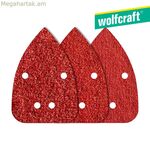 Wolfcraft 1756000 հղկաթուղթ 80/120/240 գ (9,6 x 13,6 սմ)