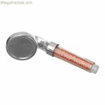 Լոգարանի վարդ 5five Simply Smart թափանցիկ ABS քրոմապատ Ø 7,9 x 7,5 x 24,5 սմ հանքային և հանգստացնող քարեր
