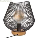 Սեղանի լամպ Atmosphera Jena սև մետաղական 40 Վտ (Ø 28 x 26 սմ)