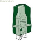 Պաշտպանիչ պատյան Altadex Barbecue կանաչ պոլիէթիլենից 128 x 80 x 253 սմ