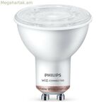 Երկքրոիկ LED լամպ Philips Wiz սպիտակ F 4,7 W GU10 345 լմ (2700 K) (2700-6500 K)
