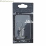 Զգեստապահարանի ձողի հենակ Stor Planet Grey Satin ծածկույթով Ø 1,9 սմ կենտրոնական