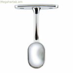 Զգեստապահարանի ձողի հենակ Stor Planet Oval քրոմապատ 2,5 x 1,5 սմ արծաթագույն (2 հատ)