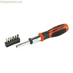 Գլխիկների հավաքածու պտուտակահանով Black & Decker BDHT0-62129 6 հատ