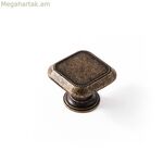 Դռան բռնակ Rei 3120 Ոսկեգույն մետաղական մաշված 30 x 30 մմ 4 հատ