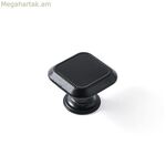 Դռան բռնակ Rei սև մատ մետաղական ետնամասով 30 x 30 մմ 4 հատ