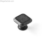 Դռան բռնակ Rei 3120 արծաթե մետաղական մաշված 30 x 30 մմ 4 հատ