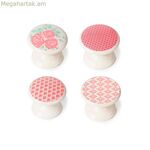 Դռան բռնակ Rei m4 մետաղական Ø 33 x 27 մմ 4 հատ