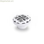 Դռան բռնակ Rei մոխրագույն հաճարենու փայտից Ø 40 x 22 մմ շրջանաձև, 4 հատ