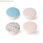 Դռան բռնակ Rei m3 հաճարենու փայտից, նկարազարդված Ø 40 x 22 մմ, 4 հատ