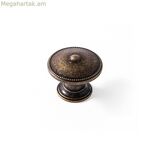 Դռան բռնակ Rei 3121 Ոսկեգույն մետաղական մաշված Ø 30 x 24 մմ 4 հատ