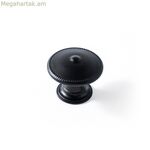 Դռան բռնակ Rei 3121 սև մետաղական Ø 30 x 24 մմ 4 հատ